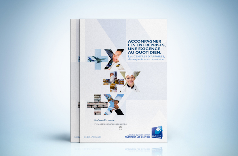 Plaquette entreprise Banque Populaire Occitane