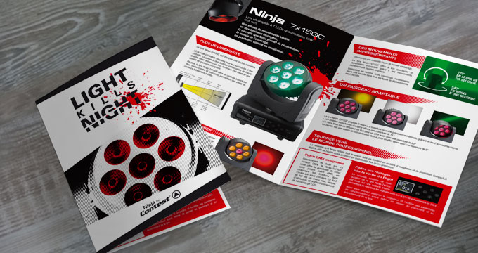 Seconde proposition pour la conception de la plaquette Ninja