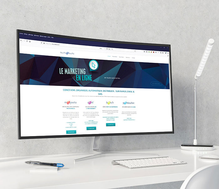 Création du site internet de Feuille à Feuille