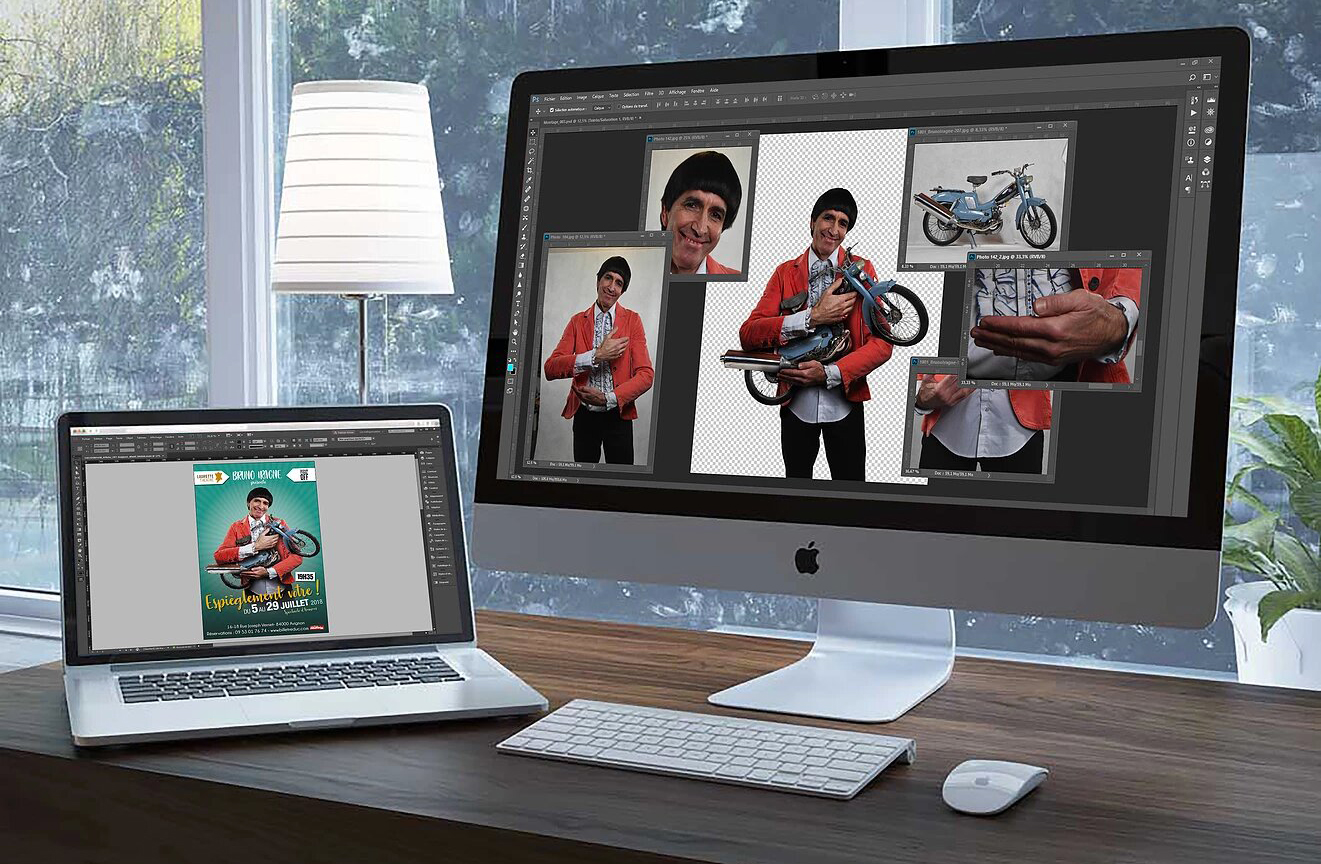 Montage Affiche Bruno Iragne