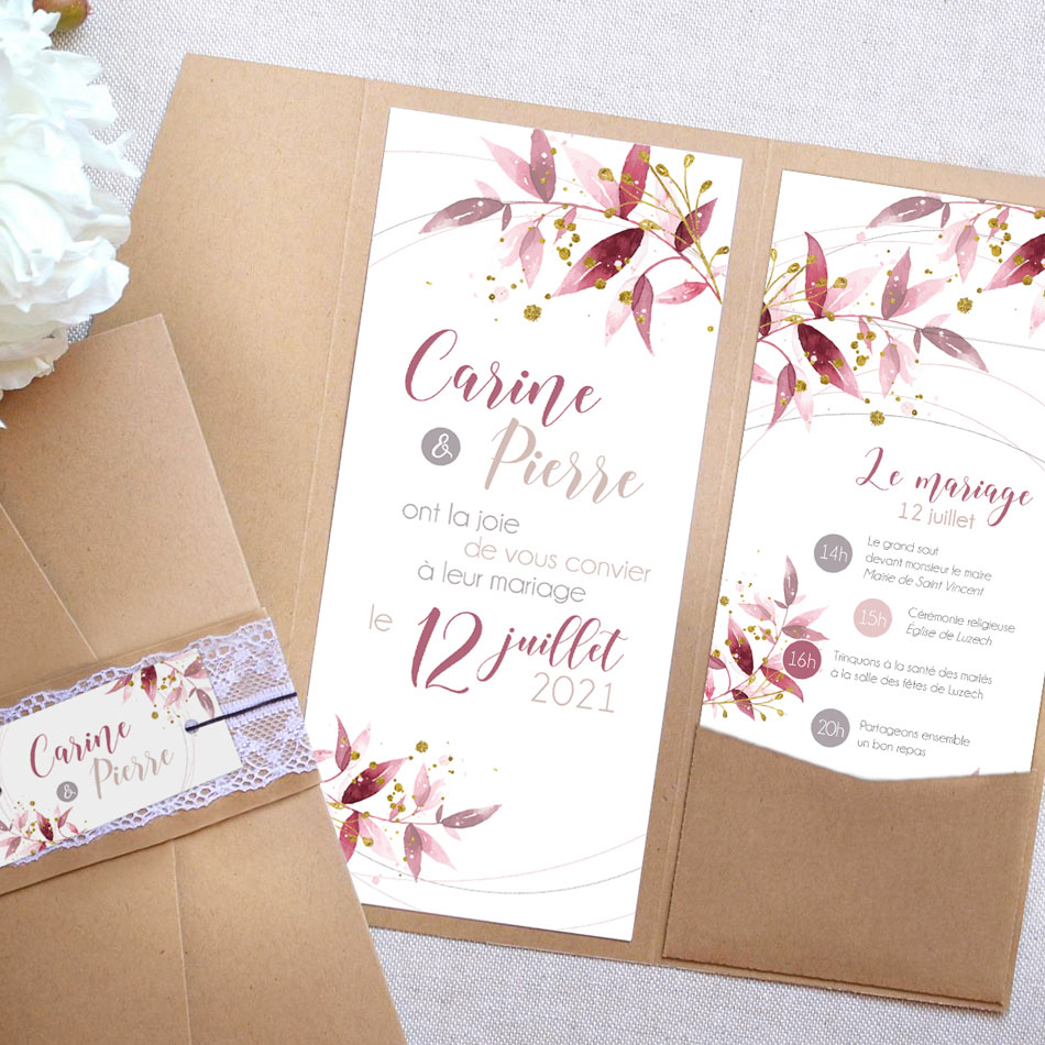 Conception de carton événementiel pour les particuliers