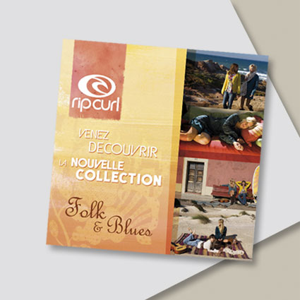 Invitation clients VIP pour promouvoir la nouvelle collection Folk & Blues